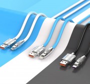 XO NB227 кабель Micro USB, 6А, быстрый заряд, белый
