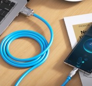 XO NB227 кабель Micro USB, 6А, быстрый заряд, синий
