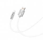 XO NB227 кабель для iPhone 5/6, 6А, быстрый заряд, белый