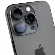 Защитные линзы Breaking для камеры iPhone 15 Pro/15 Pro Max, Black Titanium, черный