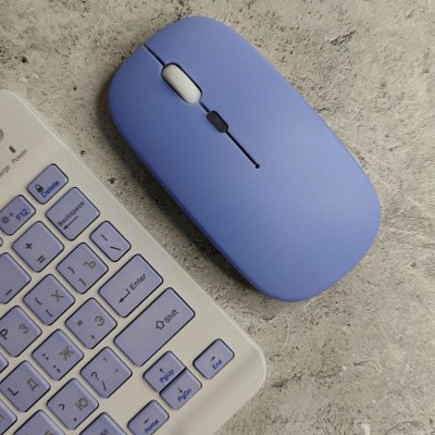 Набор клавиатура+мышь KIT, фиолетовый