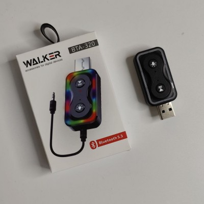 Аудиоресивер WALKER, USB-AUX-Bluetooth, BTA-320