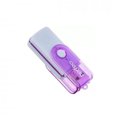 Perfeo Card Reader SD/MMC+Micro SD+MS+M2, (PF-VI-R020 Purple) фиолетовый