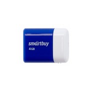 USB 4GB SmartBuy LARA Black (SB4GBLara-B), синий