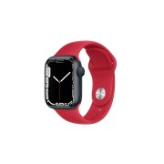 Ремешок для Apple Watch 42-44mm, силиконовый №14, без упаковки, красный