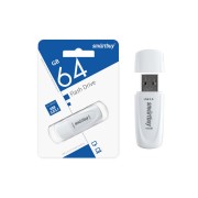 USB 64GB SmartBuy UFD 3.0/3.1 Scout White (SB064GB3SCW), белый