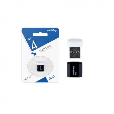 USB 4GB SmartBuy LARA Series (SB4GBLara-K), черный