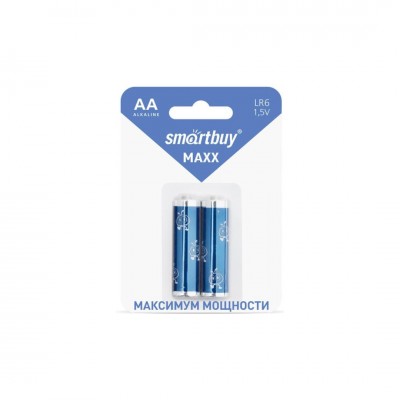 Батарейка алкалиновая Smartbuy MAXX LR6/2B (24/240) (SBBM-2A02B), (2 в комплекте - цена за 1 шт)