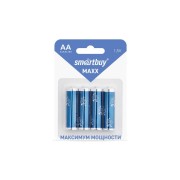 Батарейка алкалиновая Smartbuy MAXX LR6/4B (48/480) (SBBM-2A04B), (4 в комплекте - цена за 1 шт)