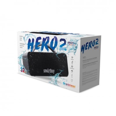 Акустическая система 2.0 Smartbuy HERO 2, 32Вт, Bluetooth, MP3, FM-радио (SBS-5610), черный