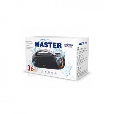 Акустическая система 2.0 Smartbuy MASTER, 36Вт, Bluetooth, MP3, FM-радио (SBS-5580), черный