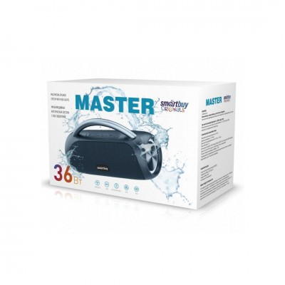 Акустическая система 2.0 Smartbuy MASTER, 36Вт, Bluetooth, MP3, FM-радио (SBS-559, синий