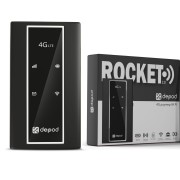 Роутер Depod Rocket 2.0 4G WiFI + антенный вход CRC-9, Type-C заряд.