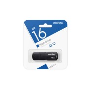 USB 16GB SmartBuy CLUE Black (SB16GBCLU-K), черный