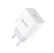 СЗУ Walker WH-39, 3А, 25Вт, Type-C, поддержка PD, + кабель Type-C, белый