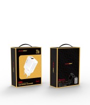 СЗУ JLW-JC02, USB+USB-C, QC18W+PD20W GaN Mini EU charger, белый (dp)