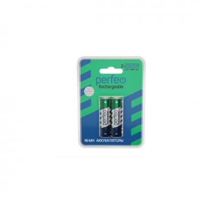 Perfeo AA2500mAh/2BL Аккумулятор Пластик (комплект 2 штуки - цена за 1 шт)
