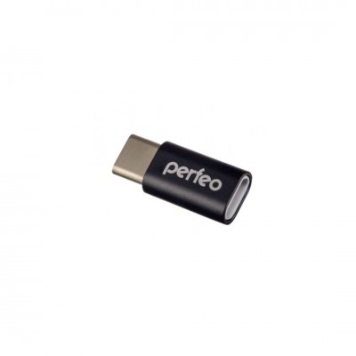 Perfeo micro USB adapter with Type-C (PF-VI-O005 Black) PF_A4268 чёрный
