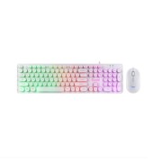 Комплект клавиатура+мышь с подсветкой Smartbuy ONE 328327 белый (SBC-328327-W)