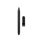 USB 32GB Smartbuy UFD 2.0 ручка-флэшка-стилус, черная, в пакетике(SB032GB2BTSK)