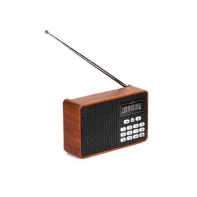 Perfeo радиоприемник цифровой ALPINIST FM+ 70-108МГц/ MP3/ питание USB или 18650, коричневый