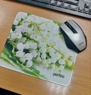 Perfeo Коврик для компьютерной мыши колокольчик Рис.10 (240*200*2) ткань+резиновое основание