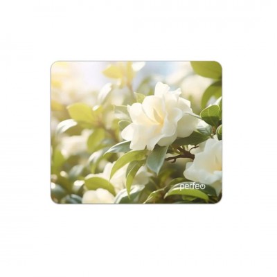 Perfeo Коврик для компьютерной мыши жасмин Рис.4 (240*200*2) ткань+резиновое основание