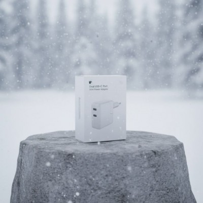 СЗУ для iPhone ОРИГ 50W, блочок в коробке, белый