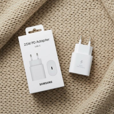 СЗУ SAMSUNG 25W ПРЕМИУМ ПЛЮС SUPER FAST (В Упаковке) WHITE