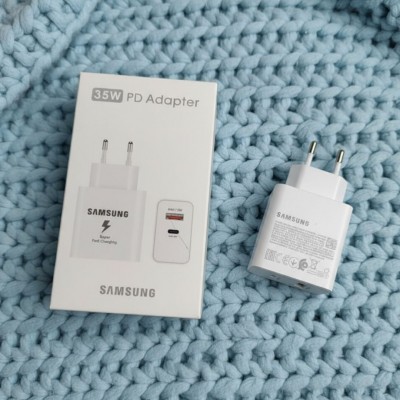 СЗУ для Samsung ОРИГИНАЛ 35W, блочок, белый