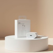 СЗУ для iPhone, блочок, USB-C, GCP ЭКОНОМ, 20W(12W), в коробке, белый