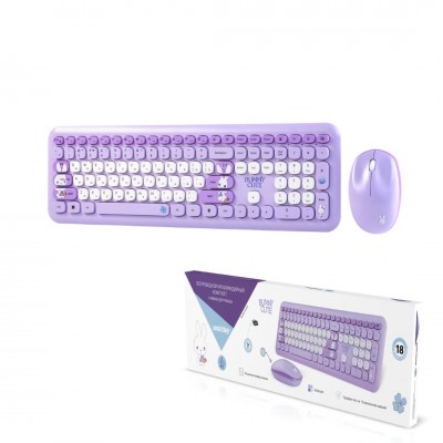 Комплект клавиатура+мышь мультимедийный Smartbuy Cute Bunny (SBC666395AGB) /10