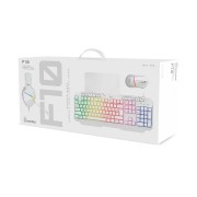 Набор игровой клавиатура+мышь+гарнитура+коврик Smartbuy F10 белый (SBC610GW)/4
