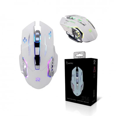 Мышь игровая беспроводная Smartbuy RUSH X14 белая (SBM724AGW)/40