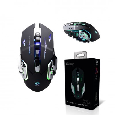 Мышь игровая беспроводная Smartbuy RUSH X14 черная (SBM724AGK)/40