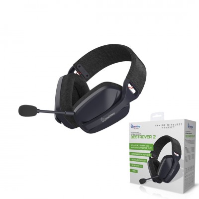 Игровые наушники Smartbuy DESTROYER 2, 2.4G, Bluetooth, AUX, Type-C, 40мм, черн-синие (SBHG140)
