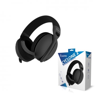 Полноразмерные беспроводные наушники Smartbuy CYCLONE 2, Bluetooth, микрофон, 40мм, черные (SBH918)