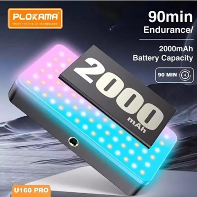 Лампа PLOKAMA U160 PRO, RBG LED, 2000MAH, 2700-6500K, 10 цветов