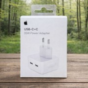 Сетевое зарядное устройство для iPhone 13 Pro Max, 2USB Type С, (35W), белый