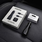 АЗУ для Samsung ОРИГИНАЛ 25W, блочок + кабель Type-C, в коробке, черный