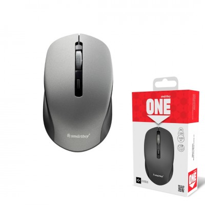Мышь беспроводная Smartbuy ONE Dual BT+USB с зарядкой Smartbuy X56 (SBM756DG), серая