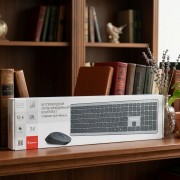 Комплект клавиатура+мышь Smartbuy 303665AG серый металлик (SBC303665AGS)