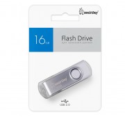 USB 16GB SmartBuy Twist White (SB016GB2TWW), белый