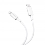 Borofone BX36 Union PD flash charging кабель для iPhone 5/6, белый