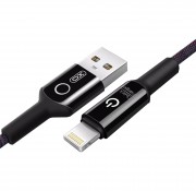 XO NB102 кабель для iPhone 5/6, длина 1 м, черный