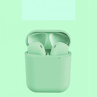 Гарнитура Bluetooth AIRS inPods 12 TWS V5.0 с анимацией, зеленый