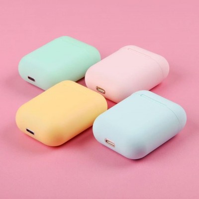 Гарнитура Bluetooth AIRS inPods 12 TWS V5.0 с анимацией, розовый