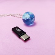 Адаптер XO NB131 Micro USB - TYPE-C, черный