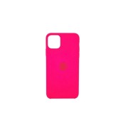 Чехол-накладка для iPhone 11 Pro Max серия "Оригинал" №47, неоново-розовый