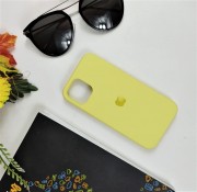 Чехол-накладка для iPhone 11 Pro серия "Оригинал" №32, светло-желтый